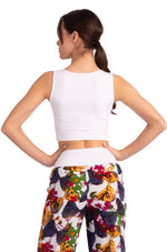 Load image into Gallery viewer, Simple Monochrome Viscose Crop Top
