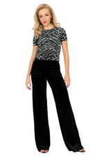 Load image into Gallery viewer, Snake Print Cutout Back Velvet Crop Top