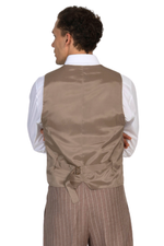 Load image into Gallery viewer, Soft Brown Striped Men's Tango Vest