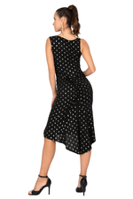 Load image into Gallery viewer, Sparkling Fishtail Dress with Gold Detail