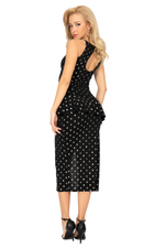 Load image into Gallery viewer, Sparkling Peplum Tango Skirt