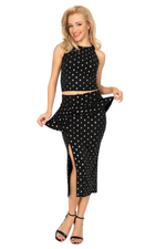 Load image into Gallery viewer, Sparkling Peplum Tango Skirt