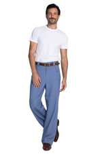 Load image into Gallery viewer, Stone Blue Men's Tango Pants With Button Pocket Details