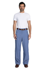 Load image into Gallery viewer, Stone Blue Men's Tango Pants With Button Pocket Details