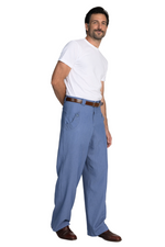 Load image into Gallery viewer, Stone Blue Men's Tango Pants With Button Pocket Details