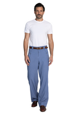 Load image into Gallery viewer, Stone Blue Men's Tango Pants With Button Pocket Details