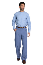 Load image into Gallery viewer, Stone Blue Men's Tango Pants With Button Pocket Details
