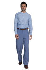 Load image into Gallery viewer, Stone Blue Men's Tango Pants With Button Pocket Details