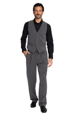 Load image into Gallery viewer, Stone Grey Tango Pants With One Pleat