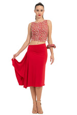 Load image into Gallery viewer, Strawberry Printed Sleeveless Crop Top
