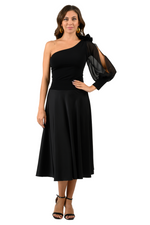 Load image into Gallery viewer, Satin Wrap Dance Skirt