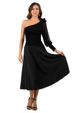 Load image into Gallery viewer, Satin Wrap Dance Skirt