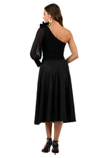 Load image into Gallery viewer, Satin Wrap Dance Skirt