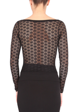 Load image into Gallery viewer, Tango Blouse With Lace Back And Sleeves