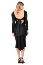 Load image into Gallery viewer, Tango Dress With Keyhole Bow Tie Back