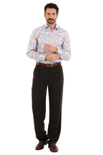 Load image into Gallery viewer, Striped Tango Pants With Two Pleats