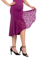 Load image into Gallery viewer, Tango Skirt with Lace Panel