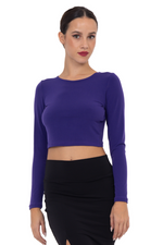 Load image into Gallery viewer, Tango Top With Draped Overlap Back