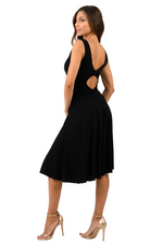 Load image into Gallery viewer, Tango Dress With Low Bow Back Design & Keyhole Cutout