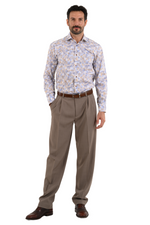 Load image into Gallery viewer, Taupe Tango Pants With Two Pleats