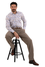 Load image into Gallery viewer, Taupe Tango Pants With Two Pleats