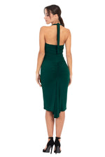 Load image into Gallery viewer, Tie Halter Neck Fishtail Tango Dress