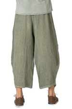Load image into Gallery viewer, Two-Toned Linen Blend Balloon Pants