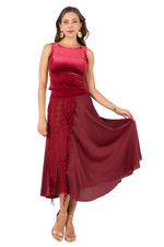 Load image into Gallery viewer, Velvet Sleeveless Crop Top