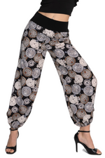Load image into Gallery viewer, Vintage Clock Print Babucha Tango Pants