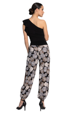Load image into Gallery viewer, Vintage Clock Print Babucha Tango Pants