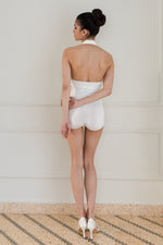 Load image into Gallery viewer, White Halterneck Bodysuit