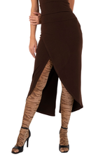Load image into Gallery viewer, Wrap Effect Tango Skirt With Curved Front Slit