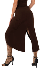 Load image into Gallery viewer, Wrap Tango Skirt With Curved Front Slit