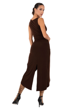 Load image into Gallery viewer, Wrap Tango Skirt With Curved Front Slit