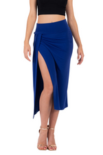 Load image into Gallery viewer, Wrap Tango Skirt With High Slit

