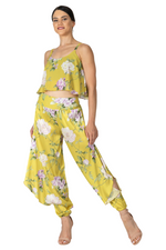 Load and play video in Gallery viewer, Floral Satin Floral Harem Style Tango Pants
