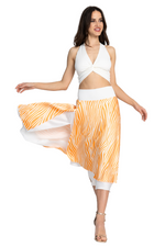 Load and play video in Gallery viewer, Halter Tie Twist Knot V-neck Crop Top