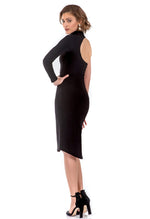 Load image into Gallery viewer, One-sleeved Tango Dress