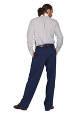 Load image into Gallery viewer, Blue Viscose Tango Pants With Two Pleats