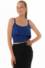 Load image into Gallery viewer, Crop Top With Ruffles