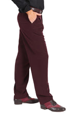 Load image into Gallery viewer, conSignore Men's Burgundy Tango Pants