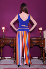 Load image into Gallery viewer, Tango Top with Crisscross Back - Electric Blue
