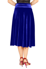 Load image into Gallery viewer, Velvet Flowing Skirt