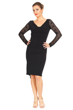 Load image into Gallery viewer, Tango Top With Lace Back And Long Sleeves