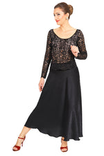 Load image into Gallery viewer, Black Lace Tango Top With Lining
