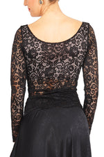 Load image into Gallery viewer, Black Lace Tango Top With Lining