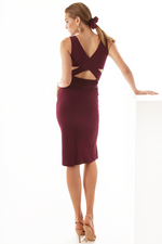 Load image into Gallery viewer, Ramona Tango Jersey Dress with Crisscross Back