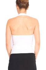 Load image into Gallery viewer, Halter-neck Tango Top With Ruched Details