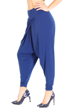 Load image into Gallery viewer, Modern harem style tango pants with wrap front - Electric blue
