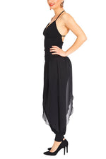 Load image into Gallery viewer, Harem-style Black Tango Pants